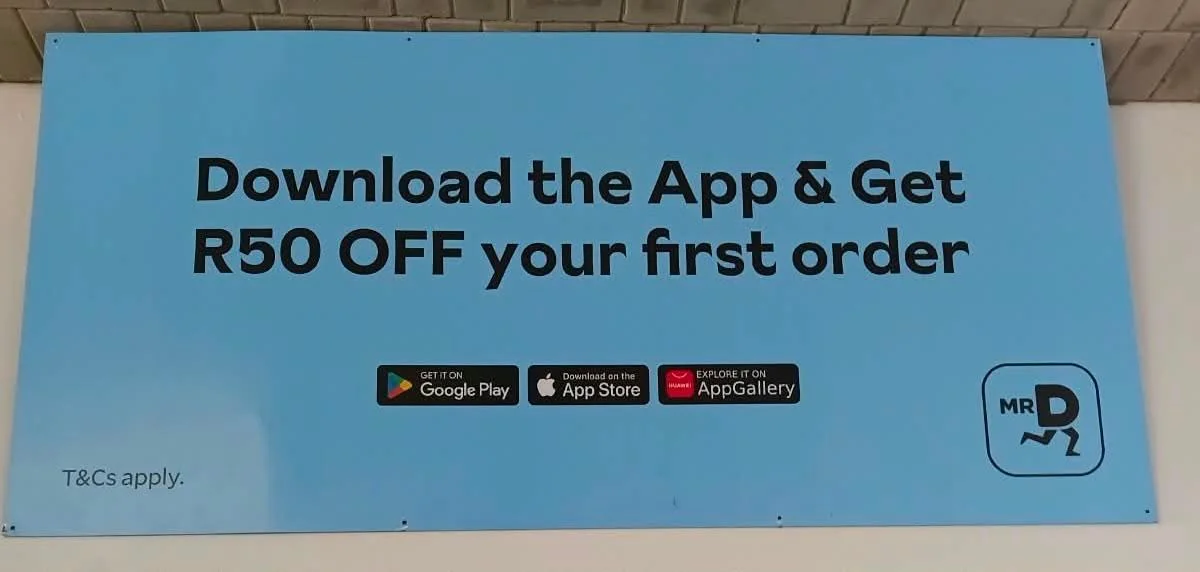 Large outdoor billboard signage installation
